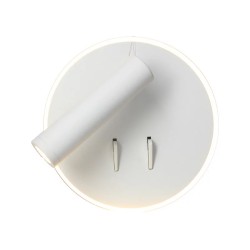 Applique liseuse Emmy 9W+3W 2700K blanc ARLUX 114115