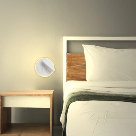 Applique liseuse Emmy 9W+3W