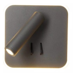 Applique liseuse Jazz 11W+3W 2700K anthracite ARLUX 114120