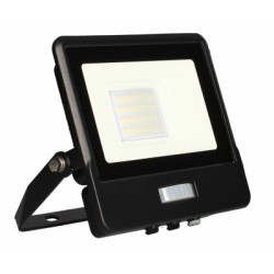 Projecteur avec détecteur ALTO 20W 4000K Noir ARLUX 200662