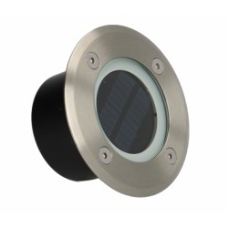 Spot de sol solaire Patio 2 0,5W 3000K inox ARLUX 500112