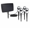 Spot sur piquet solaire Eklips 1W 4000K 4 pcs