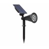 Spot sur piquet solaire Spiky 7W RGB noir