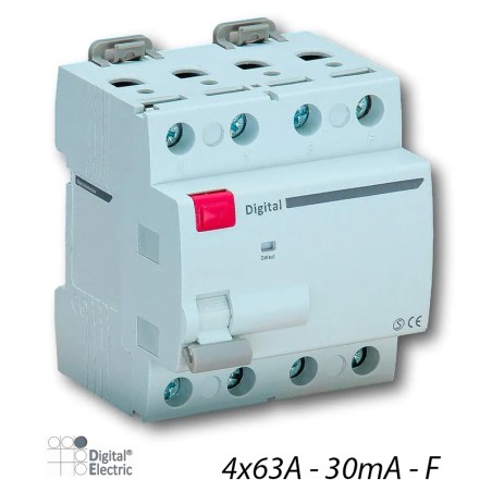 Interrupteur Différentiel 4x63A 30mA Type F