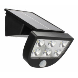 Applique solaire Atik sensor 3W 4000K noir ARLUX 500543