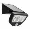Applique solaire Atik sensor 3W 4000K noir
