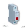 Voyant modulaire rouge 230V