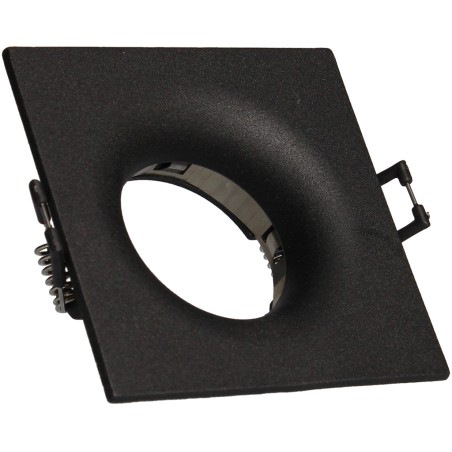 Spot encastré noir Cobalt carré GU10