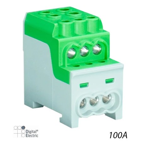 Bloc répartition terre 100A 2x25+6x10