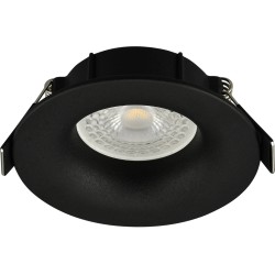 Spot encastré fixe noir Ser-202 rond GU10 ARLUX 851386