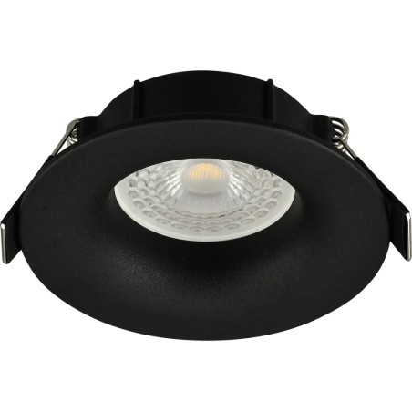 Spot encastré fix noir Ser-202 rond GU10
