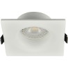 Spot encastré fixe blanc Ser-202 carré GU10