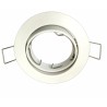 Anneau spot orientable rond 83mm blanc