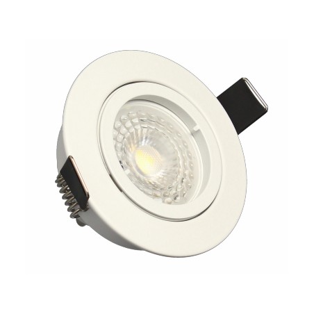 Spot orientable SPT201 GU10 5W 2700K blanc