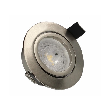 Spot orientable SPT201 GU10 5W 2700K alu brossé