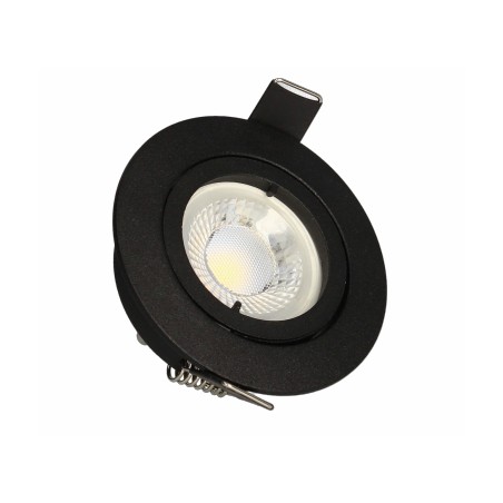 Spot orientable SPT201 GU10 5W 2700K noir