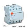 Interrupteur Différentiel 4x80A 30mA Type AC