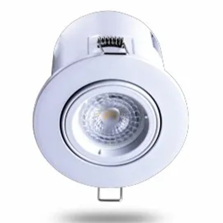Spot orientable BBC rond blanc GU10 5W 2700K
