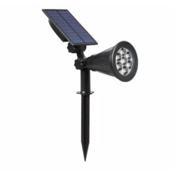 Spot sur piquet solaire Spiky 7W RGB noir ARLUX 500533