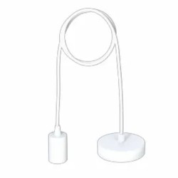 Suspension câble blanc Joy 1 douille E27 ARLUX 300121
