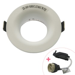 Spot encastré blanc Cobalt rond GU10 ARLUX 731700