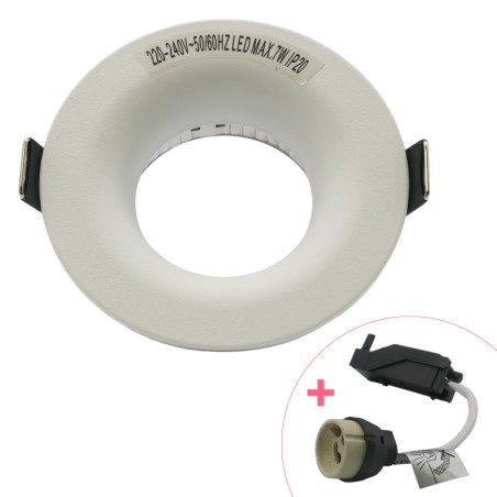 Spot encastré blanc Cobalt rond GU10