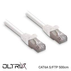 Câble Ethernet RJ45 Cat.6A S/FTP 500cm - OLTRIX CORD6A5