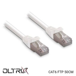Câble Ethernet RJ45 Cat.6 FTP 50cm - OLTRIX CORD6F050