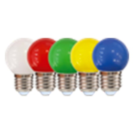 Ampoule guirlande G45 E27 1W 5 Couleurs