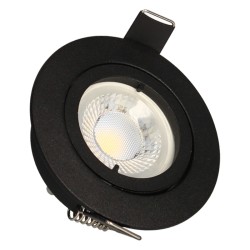 Kit 3 spot orientable GU10 Saphyr noir 5W CCT ARLUX 731541