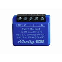 Micromodule connectée Wi-Fi 8A SHELLY 1 Mini Gen3