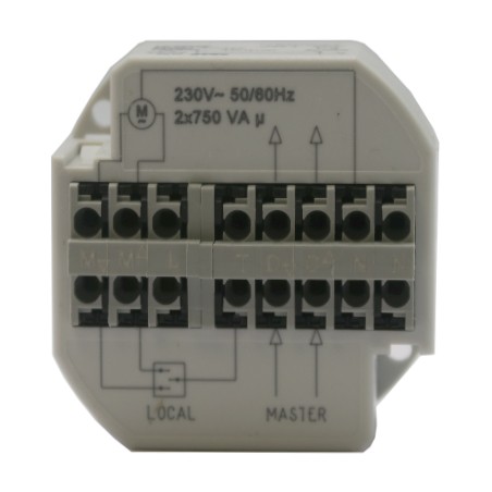 Céliane Relais commandes groupées pour volets et stores 16A 250V