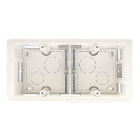 Céliane Cadre de montage en saillie 2 poste Blanc pour mécanismes Céliane