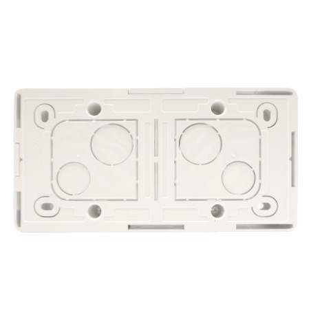 Céliane Cadre saillie 2 postes Blanc