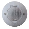 Platine de sol ronde à équiper Inox