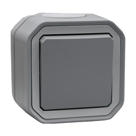 Interrupteur étanche Plexo Gris
