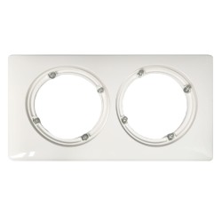 Plaque Céliane IP44 Blanc 2 postes - LEGRAND CP2702