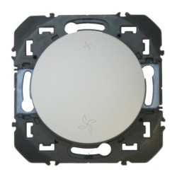 LEGRAND 600106 - Poussoir commande VMC, Dooxie, Alu - FC