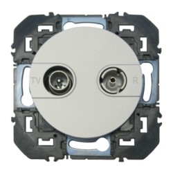 LEGRAND 600454 - Prise TV-R, Dooxie, Alu - FC