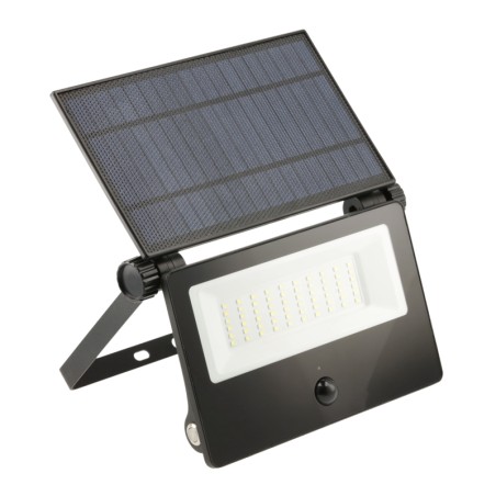 Projecteur solaire LED avec détecteur de mouvement 6400K 3000lm