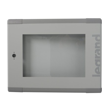 Porte plate vitrée pour coffret, XL³160 hauteur 450mm
