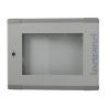 Porte plate vitrée pour coffret, XL³160 hauteur 450mm