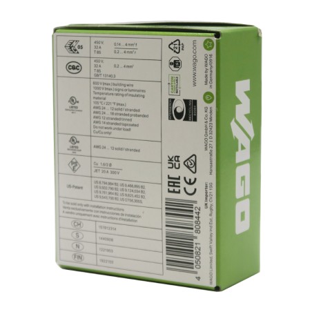 Packaging Borne de connexion à levier