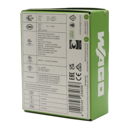 packaging Wago 221-415 Borne de connexion à levier