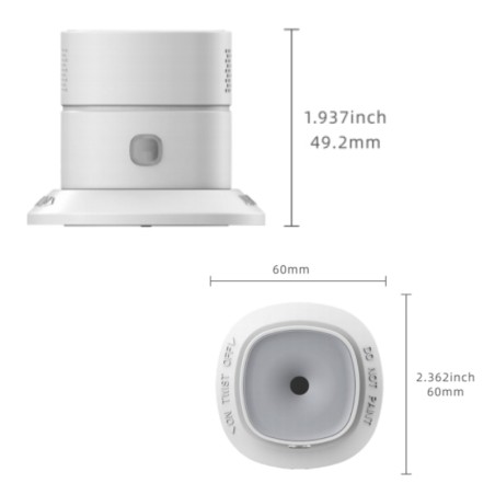 Détecteur monoxyde de carbone Zigbee 3.0