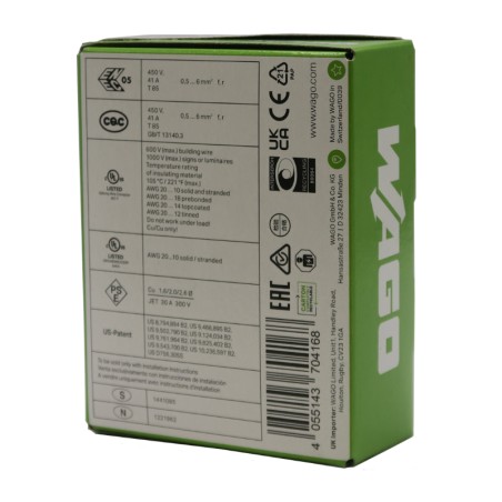 Wago 221-612 Borne de connexion à levier