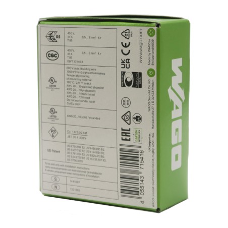 Wago 221-613 Borne de connexion