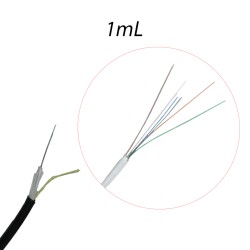 Câble 6 Fibre optique 9/125 OS2 LSZH - Coupe au mètre