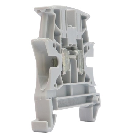 Bloc de jonction de passage à vis 4mm² Gris