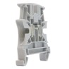 Bloc de jonction de passage à vis 4mm² Gris